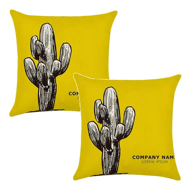 2PCS Spring Tree Flower Pillow Covers, Cushion Pillow Sofa Cover Home