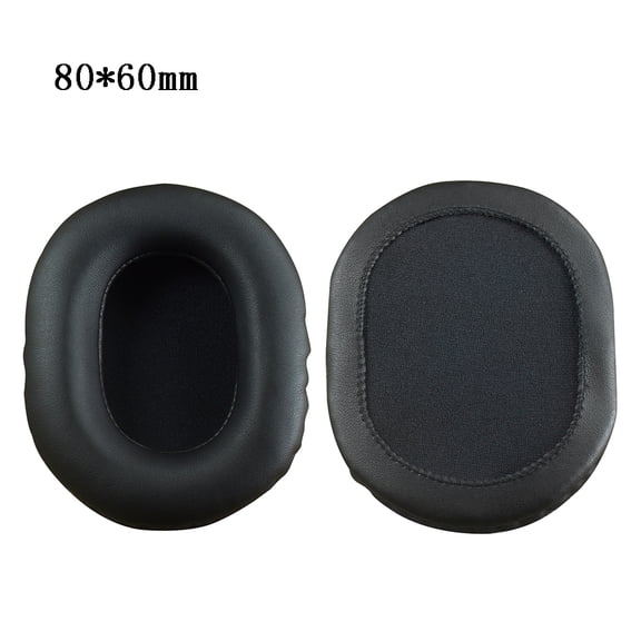 2PCS Square Oval Headphone Earpads Replacement Soft Memory Foam Ear Pads Cushion
