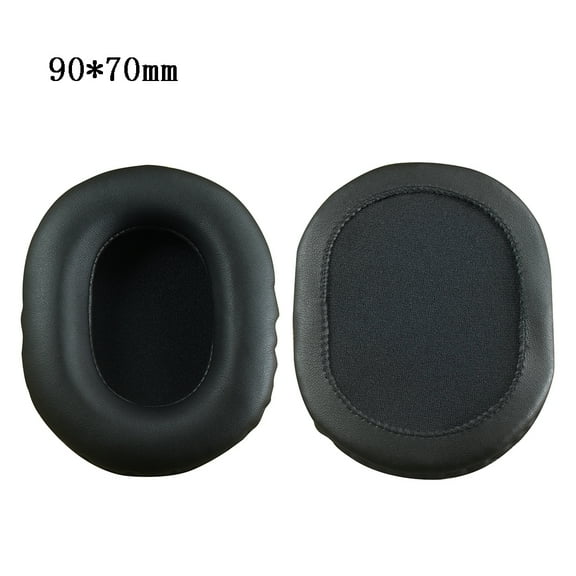 2PCS Square Oval Headphone Earpads Replacement Soft Memory Foam Ear Pads Cushion