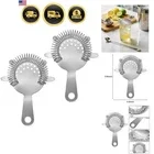 2PCS Stainless Steel Cocktail Strainer, Bar Drink Strainer with High-Density ...