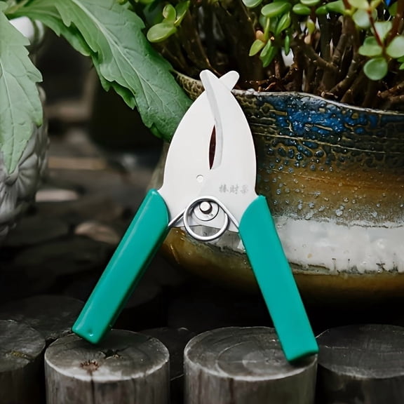 2PCS Stainless Steel Grafting Tool, Professional Gardening Pruning Scissors, with Bark Cutter, Fruit Tree Sapling Grafting Ring Knife, Suitable for Orchards and Vineyards