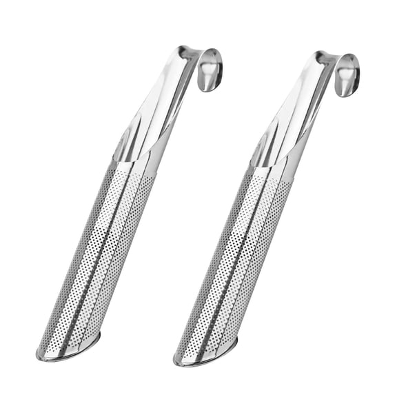 2PCS Stainless Steel Tea Diffuser, 2026 Upgrade Tea Artifact Creative Pipe Stainless Steel Tea Infuser with Hanging Hook Handle Fine Holes Tea Interval Diffuser or Loose Tea Leaf Coffee