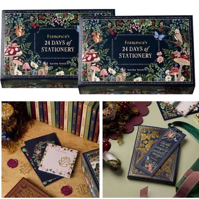 2PCS Stationery Advent Calendar 2024 Christmas Countdown Ultimate