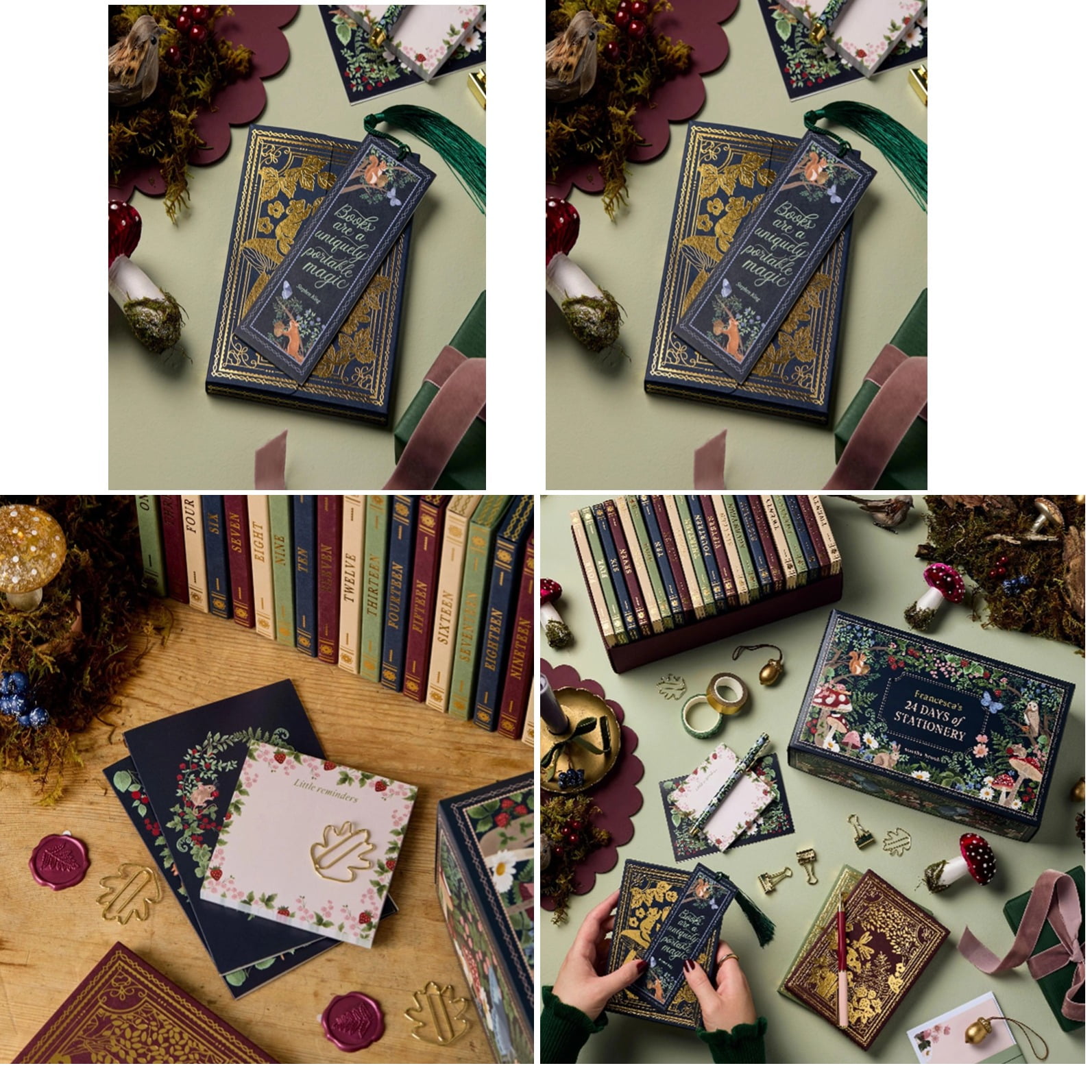 2PCS Stationery Advent Calendar 2024 Christmas Countdown Ultimate