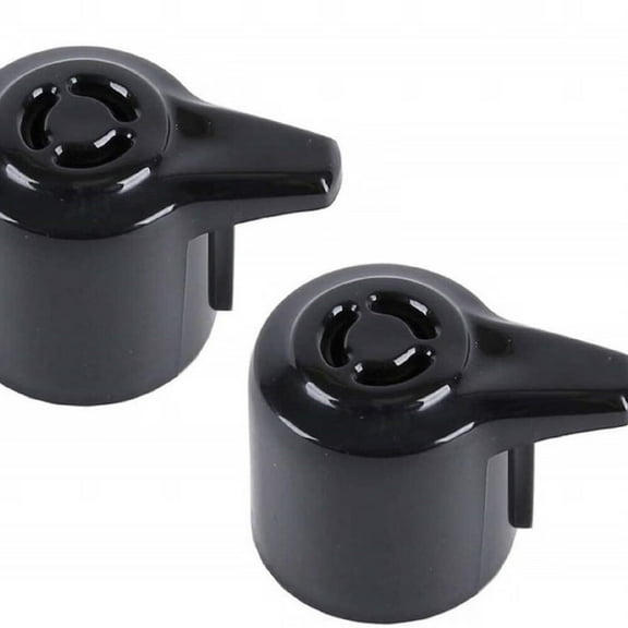 2PCS Steam Release Valve,Universal Pressure Valve for Instant Pot 3,5,6,8 Qt Quart,Steam Release Handle Accessory for Electric Pressure Cooker-(DUO,Black)