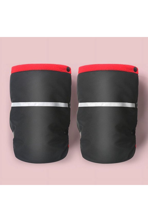 2PCS Stroller Hand Muffs Pram Warm Gloves Waterproof Stroller Hand Warmer Winter Stroller Accessories for Cold Weather