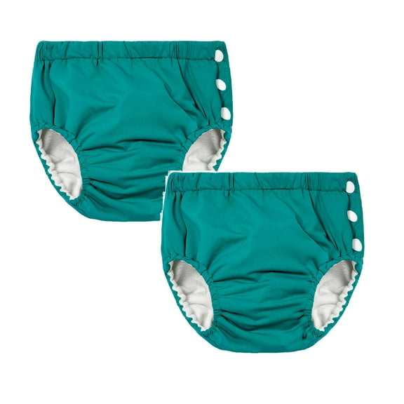 2PCS Swim Diapers Washable Baby Swim Unisex Toddler Swimming Diapers Summer Swim Trunks