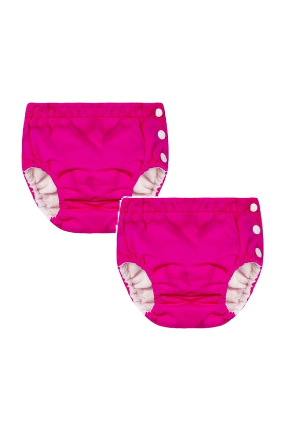 2PCS Swim Diapers Washable Baby Swim Unisex Toddler Swimming Diapers Summer Swim Trunks