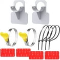 thumbnail image 1 of 2PCS Swimming Pool Pipe Holders,Above Ground Pool Accessories,Pool Accessories,Pool Hoses for Above Ground Pools,Designed to Fit On Pools,Preventing Pipes Sagging Accessory(Grey)by Happon, 1 of 7