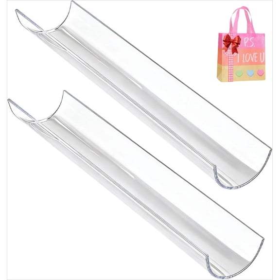 2PCS Swiss Roll Shaping Tool Cake Roll Forming Stand Acrylic Dessert Making Holder