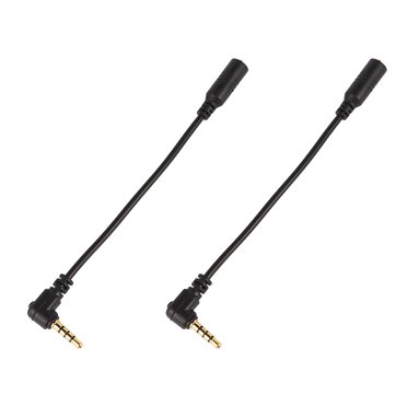 KNTK 6ft TRRS 3.5mm AUX Audio/Mic Extension Cable - Perfect For PC Gaming Headsets & Phones, Black 12 thumbnail image