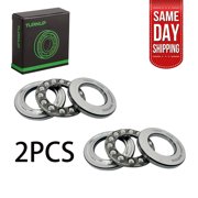 2PCS TURNUP 51206 Single Direction Thrust Ball Bearing, 30 52 16mm Heavy Duty Chrome Steel Axial Bearing for Large Industrial Machinery