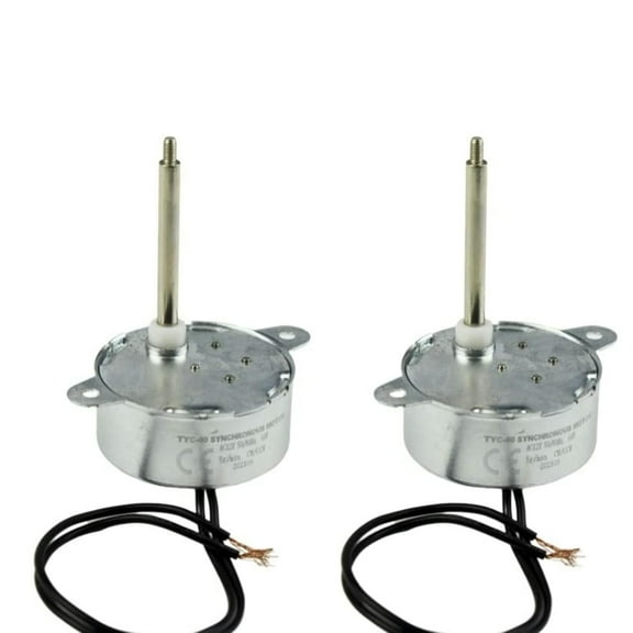 2PCS TYC-40 Synchronous Motor AC 12V 5RPM CW/CCW Shaft 46mm for Christmas Tree Decorative Colored Lights LED Light