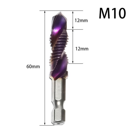 2PCS Tap Drill Bit M3 M4 M5 M6 M8 M10 For Wood Aluminum Iron For Fast Drilling Tapping Compound Tap
