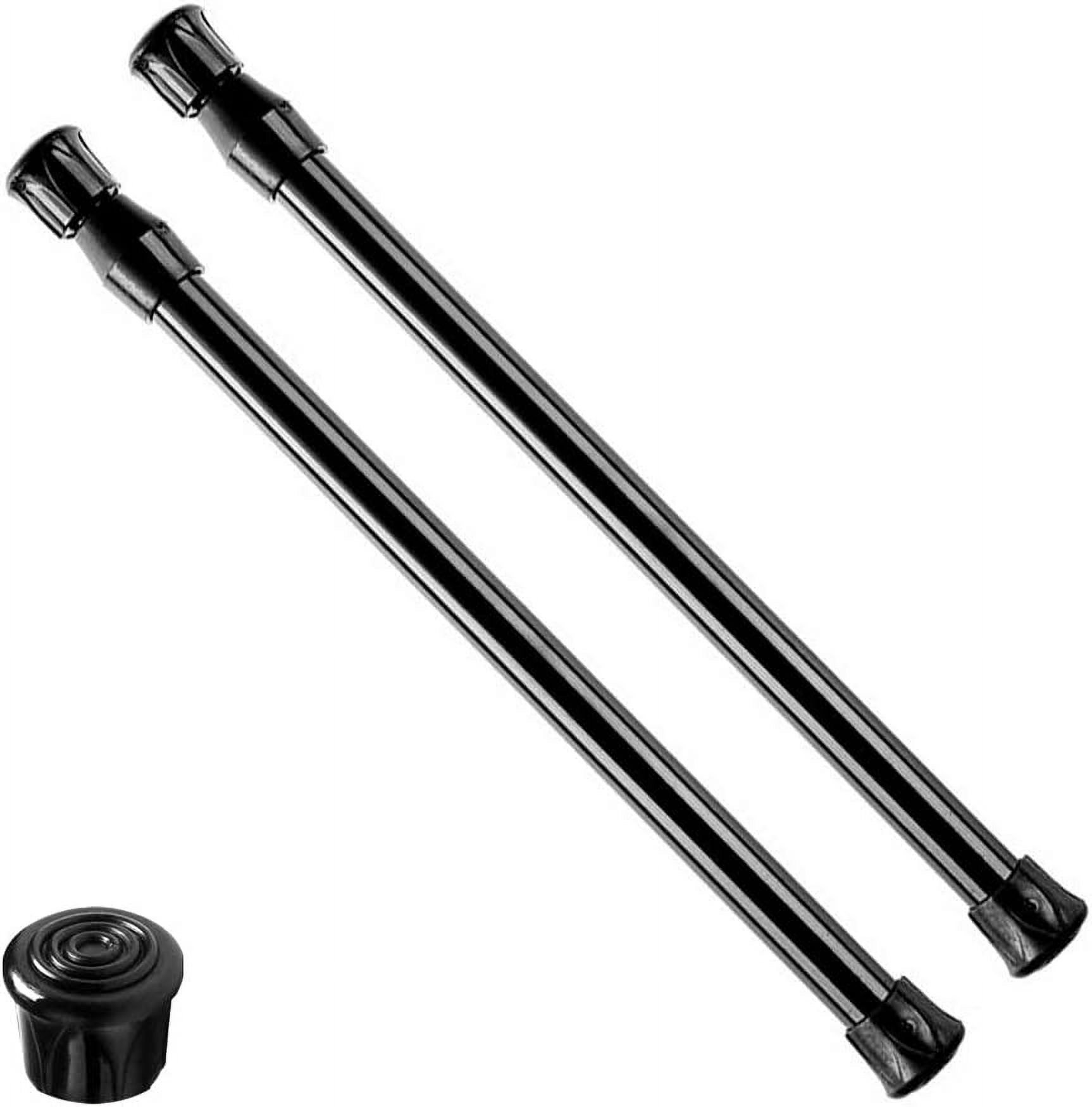 2PCS Tension Rods 16 to 28 Inches Adjustable Spring Small Tension