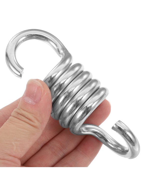 2PCS Tension Spring Heavy Duty Springs Swinging Hammock Chairs Springs Swing Hooks Porch Swing Springs Replacement Hammock Accessories