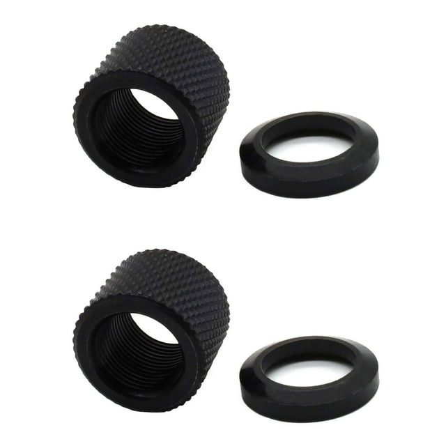 2PCS Thread Protector 1/2 x 28 with Crush Washer