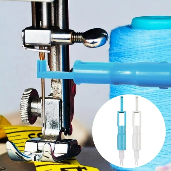 2PCS Threading Tool,Thread Tree For Sewing Machine,Needle Automatic Changer Needle Leador Threader Machine Household Sewing Woodworking Tools