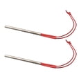 thumbnail image 1 of 2PCS Threadless Ignition Rod With Connector Replacement 9.5*150mm 230v 300w Heating Rod Hot Rod Ignitor Kit For Pellet Grills, 1 of 10