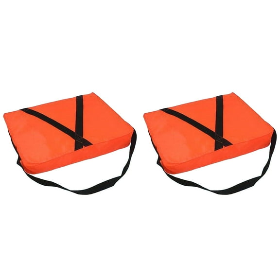 2PCS Throwable Flotation Cushion - High Buoyancy Water Rescue Device with Strap for Boats, Swimming and Emergency Water Safety