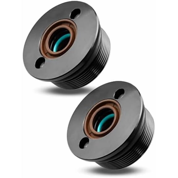 2PCS Tilt Trim End Cap/Gland with Seal Assy Kit Compatible with Mercury Mariner Generation 1, 2 & 3 3 Ram Style Trim Units Replace 1100-8M0021648 99638A1 8M0021648 878243A1, End Cap/Guide Assy