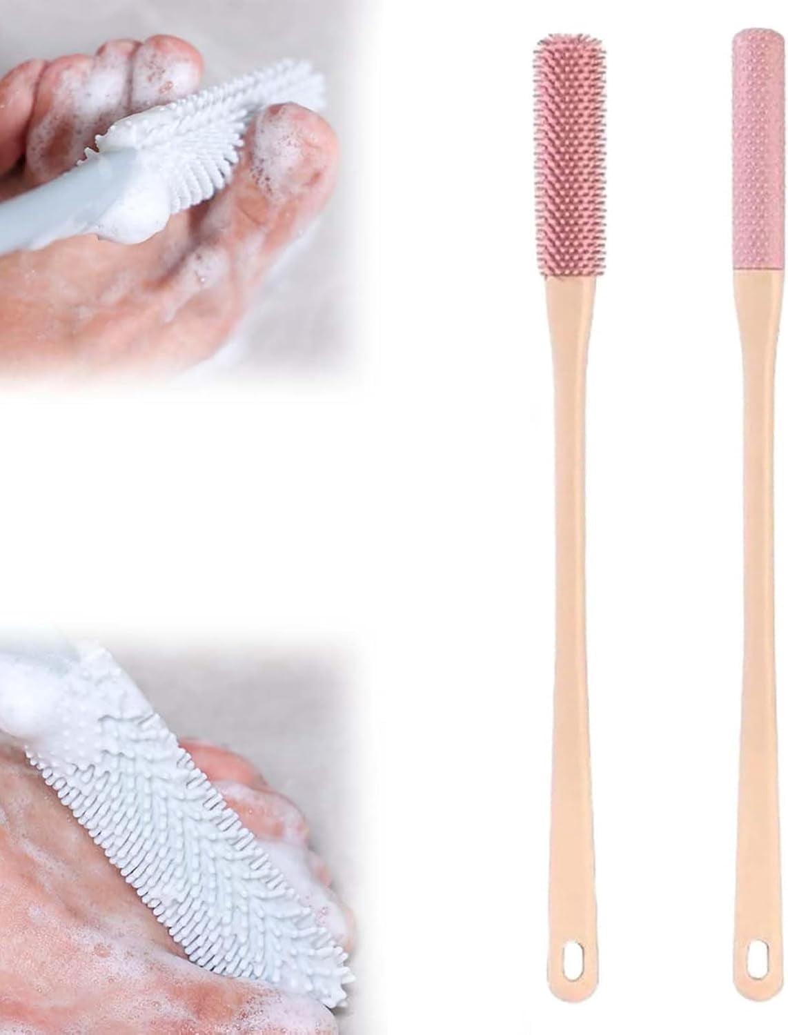 2PCS Toe Gap Cleaning Brush, 15.7