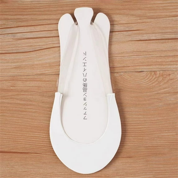 2PCS Toe Topper Socks Women Thin Liner Summer Ultra Low Non Slip Hidden Cotton Nylon for High Heels