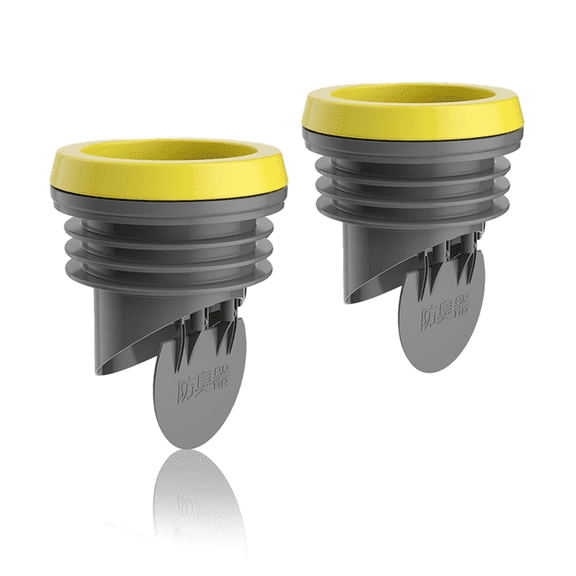 2PCS Toilet Flanges Wax Rings with Prevent Backflow Valve