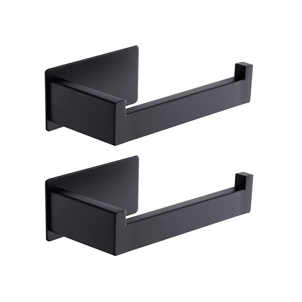 2PCS Toilet Paper Holder No Drilling SelfAdhesive Stainless Steel