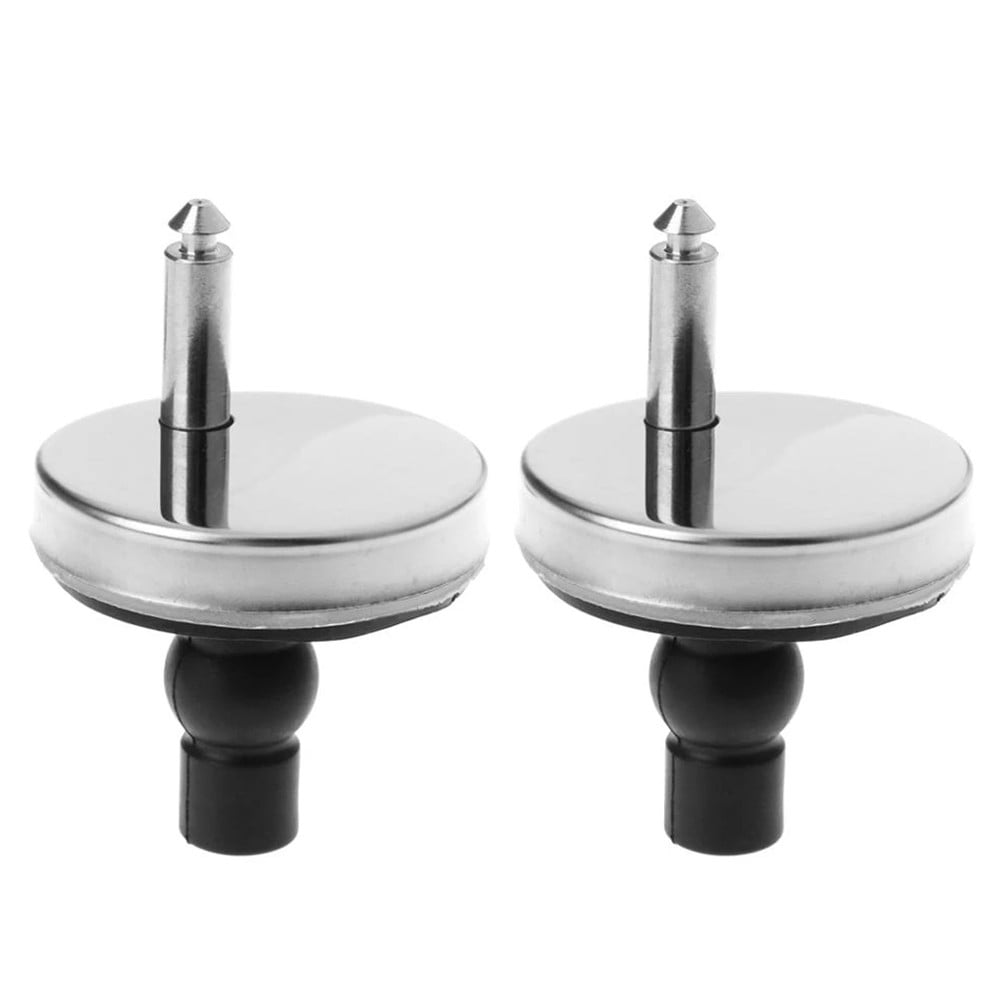 2PCS Toilet Seat Hinges Top Close Release Quick Fitting Heavy Duty Hinge Pair