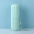 thumbnail image 1 of 2PCS Toothbrush Paste Holder Case Covered Travel Camping Bathroom Cup Box Tooth Mug, 1 of 5