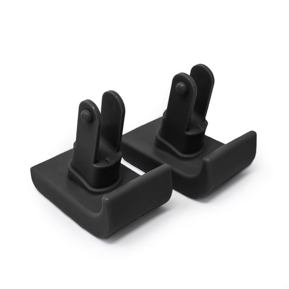 2PCS Top Glides Click & Go Walker Ski Glides for Stander EZ Fold-N-Go Travel Walker (Black)