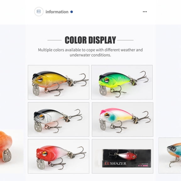 2PCS Topwater Propeller Fishing Lures 10g Surface Baits With Sharp Blood Groove Hooks For Bass Topmouth Culter Freshwater And Saltwater Universal Hard Bait Tackle