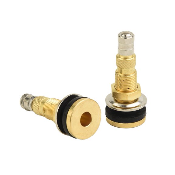2PCS Tr618A 1-7/8" Tractor Air Liquid Tubeless Tire Brass Valve Stem Pack