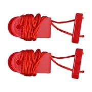 2PCS Treadmill Key Replacement Treadmill Magnet Safety Key Rectangle