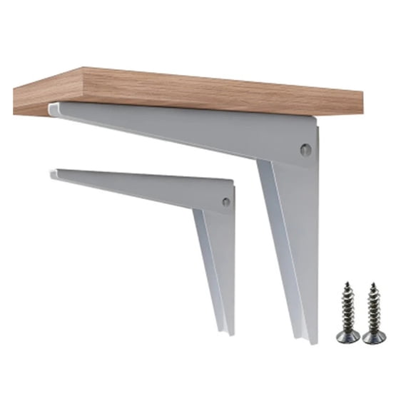2PCS Triangle Folding Angle Bracket Heavy Support Adjustable Wall Mounted Bench Table Shelf Bracket Furniture Hardware