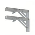 thumbnail image 1 of 2PCS Triangle Folding Angle Bracket Heavy Support Stainless Steel Adjustable Wall Shelves Mounted Table Shelf Bracket for Bench, 1 of 7