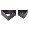 thumbnail image 1 of 2PCS Triangle Leather Cutter Alloy Steel Hollow Punch Cutter Set with Storage Box for Leather, 1 of 8