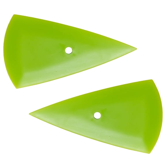 2PCS Go Corner Contour Vinyl Wrap Scraper, Triangle Squeegee Car Tint Squeegee, Fine-Edge Window Tint Tool for PPF Vinyl Wrap, Wallpaper, Decal Sticker Installation