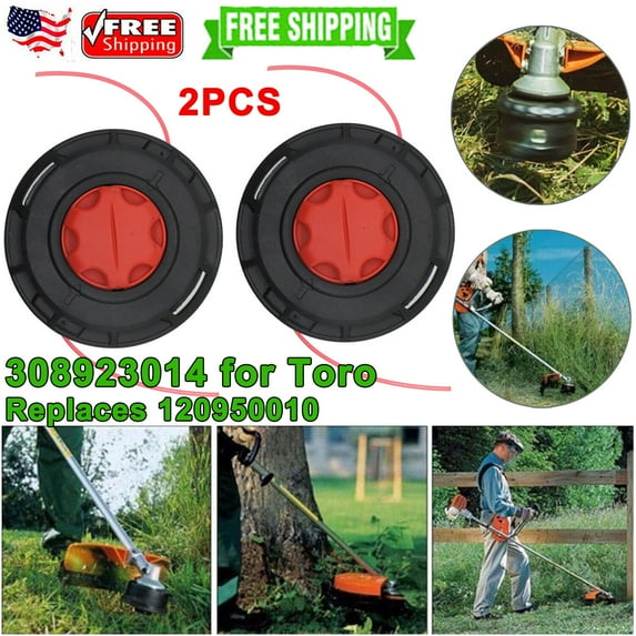 2PCS Trimmer Head Spare Parts Fit For Toro 51974 51975 51976 51977 51954 51955