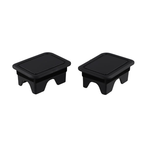 2PCS Truck Bed Rail Stake Pocket Cover Cap Hole Plug for Dodge for Ram 1500 2500