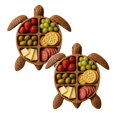 thumbnail image 1 of 2PCS Turtle Charcuterie Platter, 1 of 7