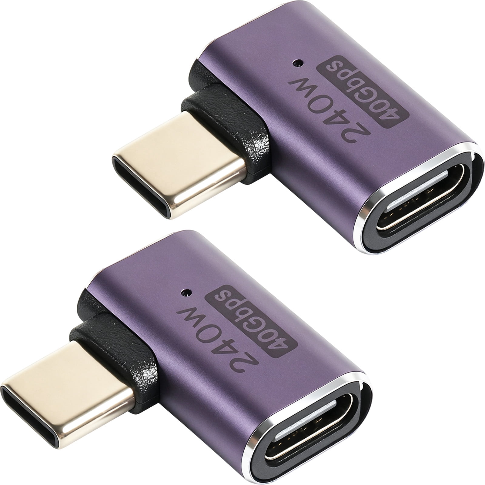2PCS USB C Male to Female Adapter, 240W PD Fast Charge 40Gbps Data ...