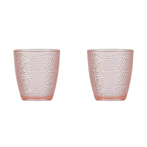 2PCS Unbreakable Acrylic Drinking Glasses - Clear Tumblers for , Juice & Cocktails, Shatterproof & Fall-Proof Bar Glasses for Restaurant, Home, Party - Stackable & Dishwasher Safe