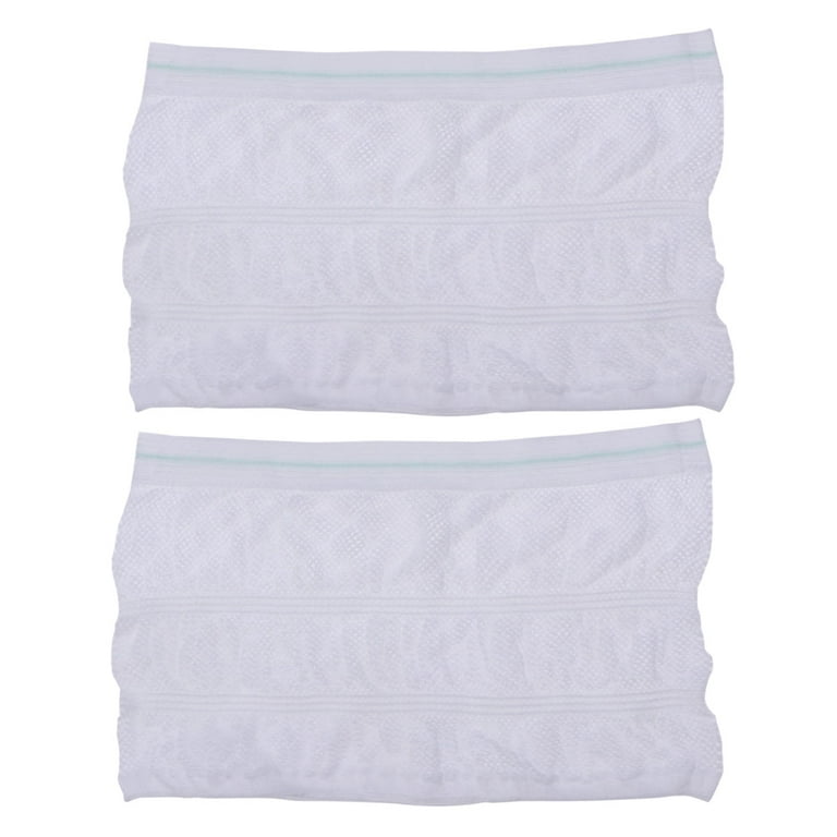 2PCS Unisex Incontinence Mesh Pants Maternity Pads Briefs Disposable  Underwear Size S (White) 