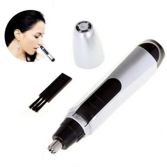 2PCS Unisex Nose Ear Face Neck Eyebrow Hair Trimmer Shaver Cleaner Clipper