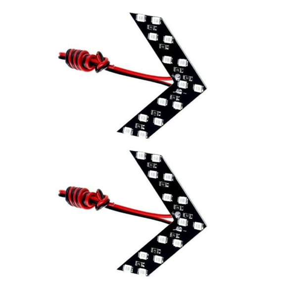 2PCS Universal 14-SMD Car Side Rearview Mirror Turn Signal LED Lights Blinker Retrofit Yellow Light,2 x turn light,Black