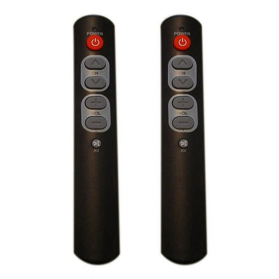2PCS Universal 6-Button Smart Remote Control IR Copy Learning Function Remote Control for TV, STB, DVD, DVB, VCR A