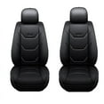thumbnail image 1 of 2PCS Universal Car Seat Cover, PU Leather Auto Front Cushion Mat, Side Airbag Compatible & Back Storage Bag Design - All Season for Most Car Truck SUVs Van, 1 of 8