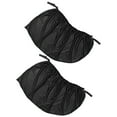 2PCS Universal Fit Black Mesh Car Side Rear Window Sun Shade Cover